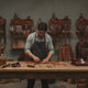Handmade Leather-Wallet-Belt-Bag