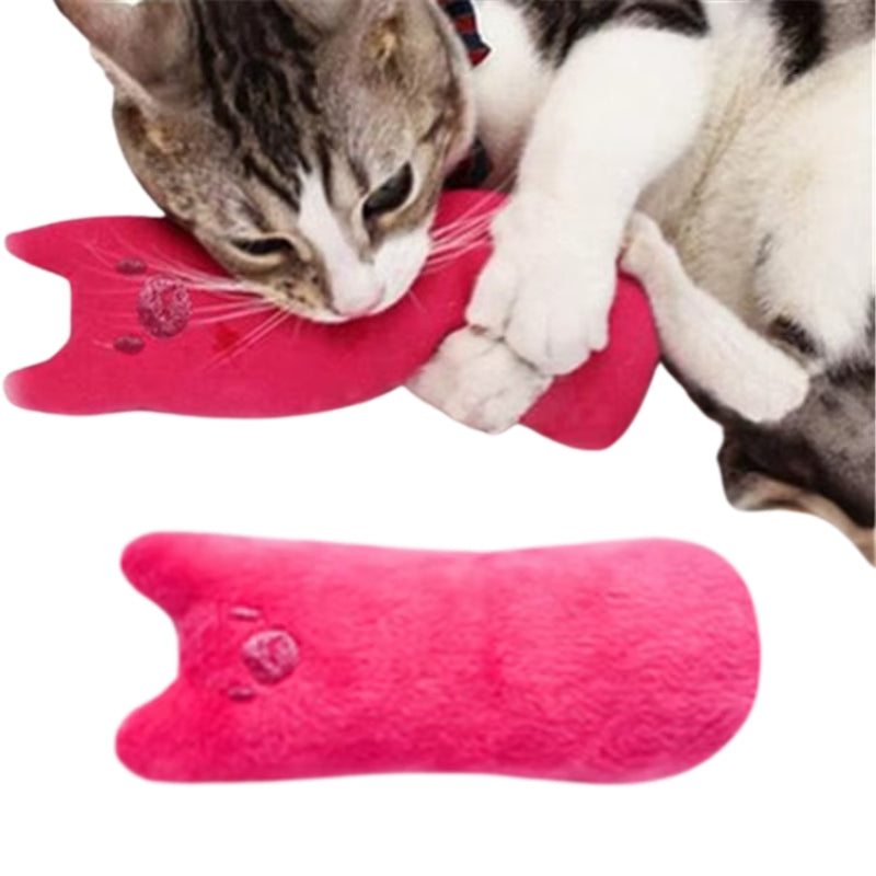 Katzenminze Katzenspielzeug Plüsch Kauball Zahnreinigung Interaktives Kätzchen Bissspielzeug