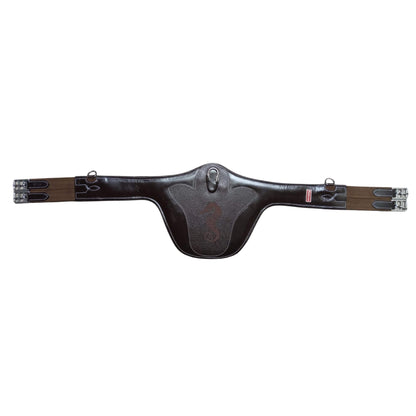 Brown Anatomical Leather Horse Girth – Padded Comfort Cinch - Youshaelia