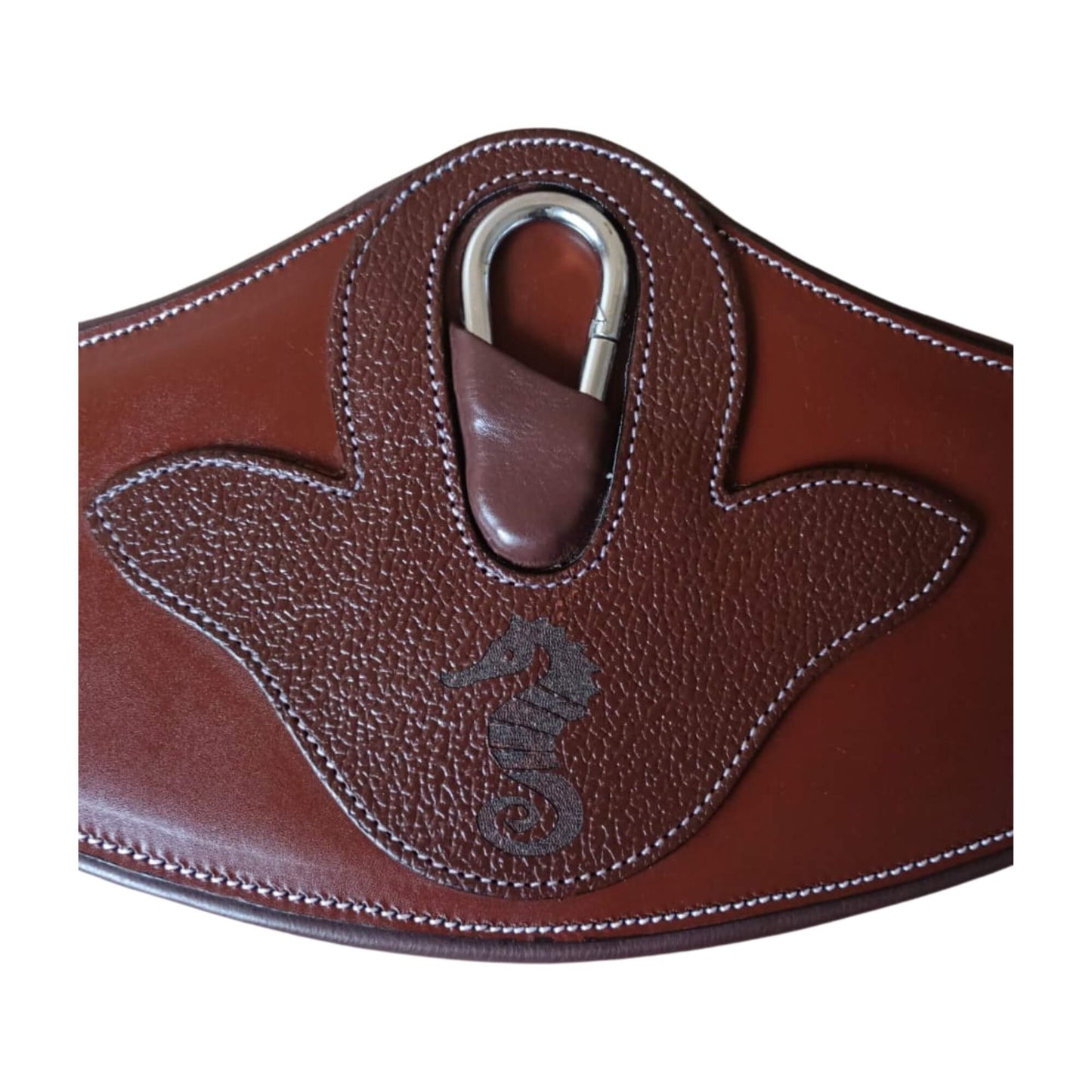 Premium Leather Horse Girth with Snap Hook – Durable & Padded - Youshaelia