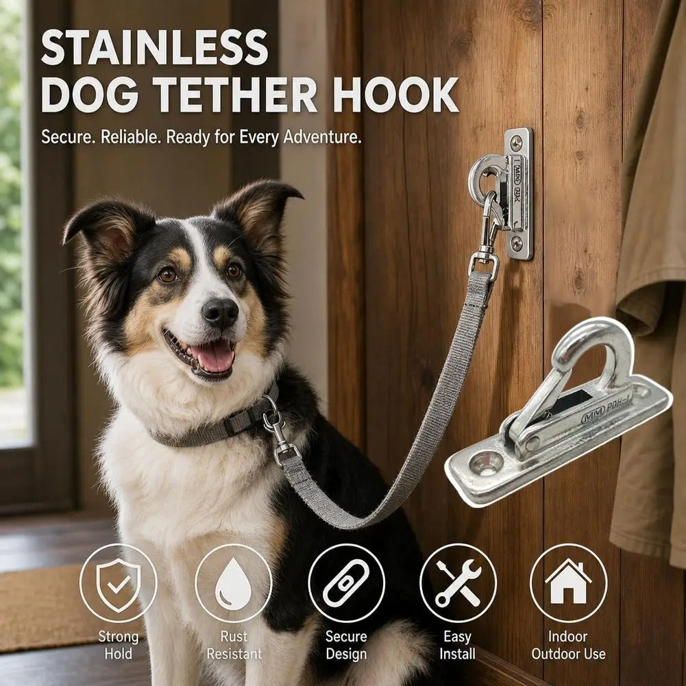 Stainless Steel Dog Tie-Out Hook