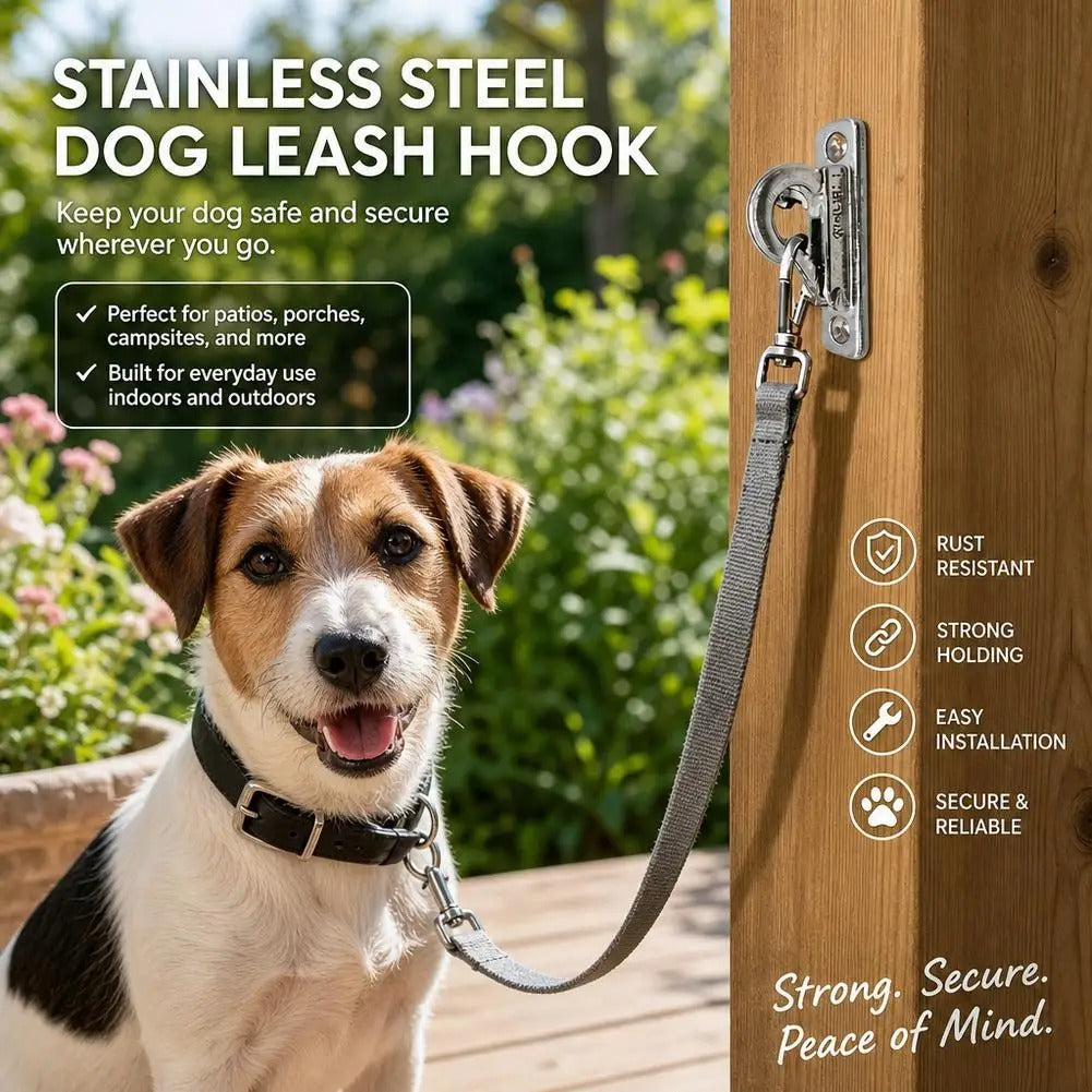 Stainless Steel Dog Tie-Out Hook