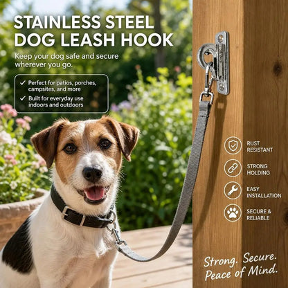 Stainless Steel Dog Tie-Out Hook