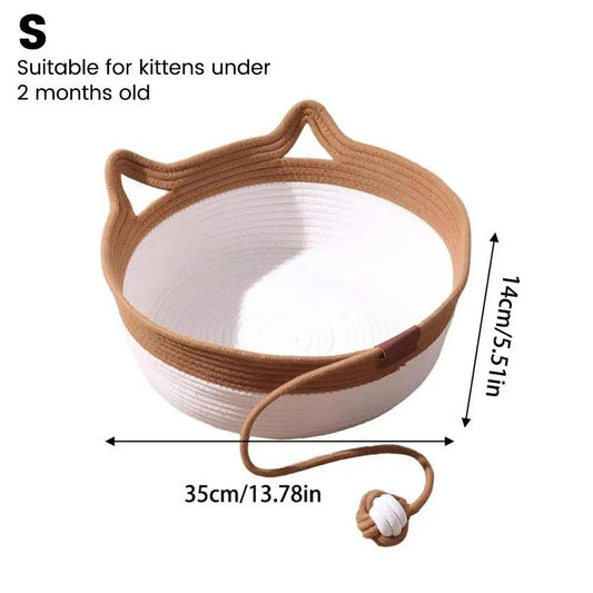 Kattenmand van Katoenen Touw