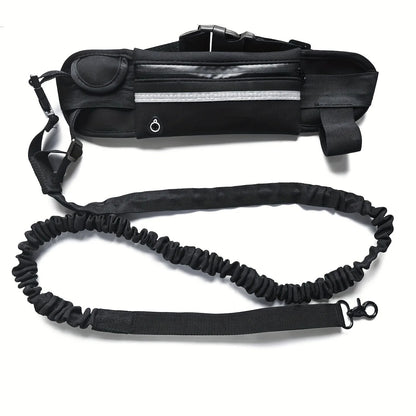 Handsfree Hondenriem met Heuptas